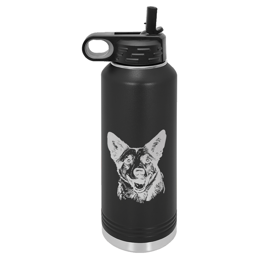 Australian Cattle Dog Water Bottle