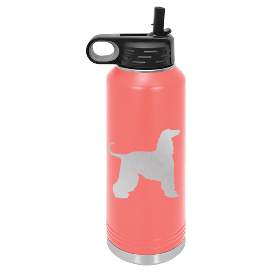 Afghan Dog Water Bottle