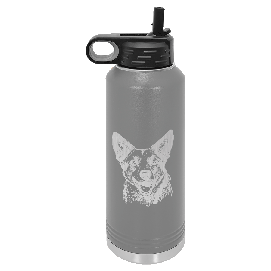 Australian Cattle Dog Water Bottle