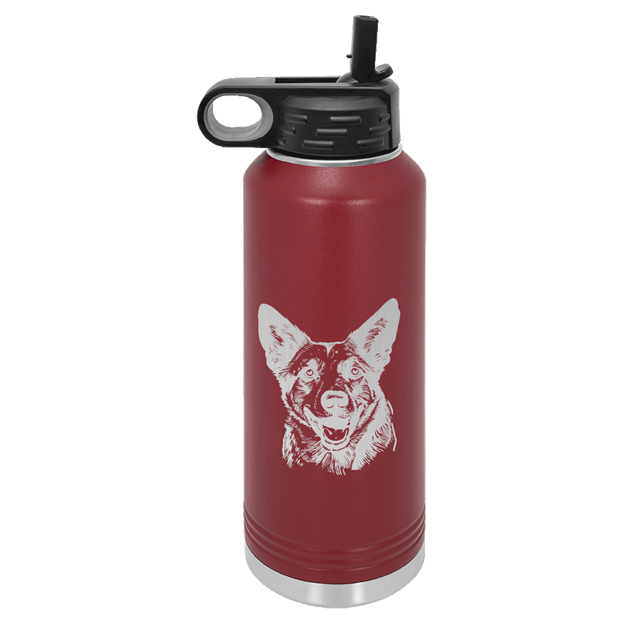 Australian Cattle Dog Water Bottle