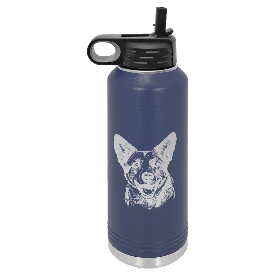 Australian Cattle Dog Water Bottle