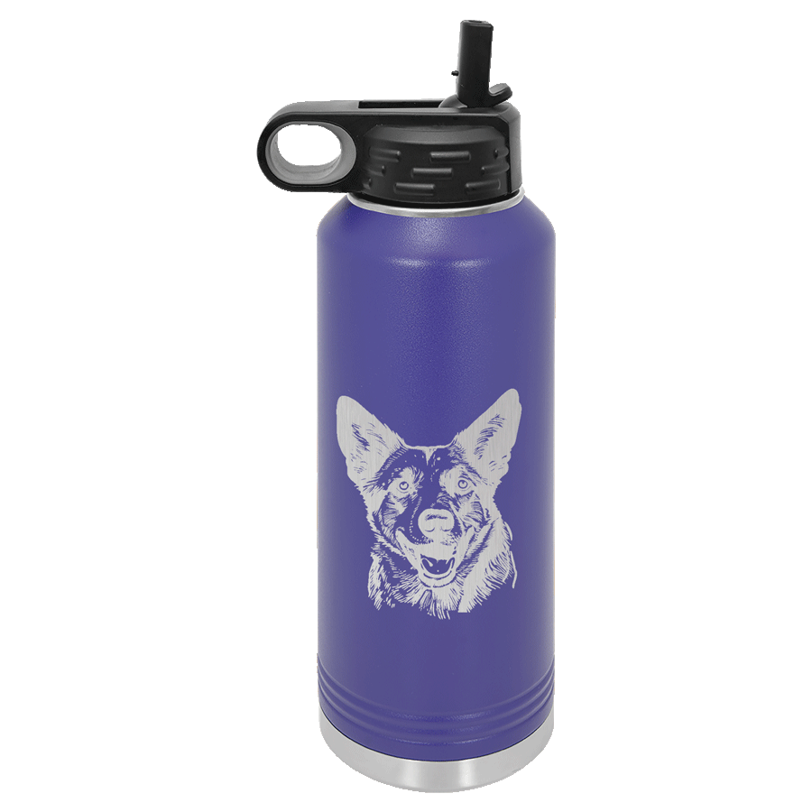 Australian Cattle Dog Water Bottle