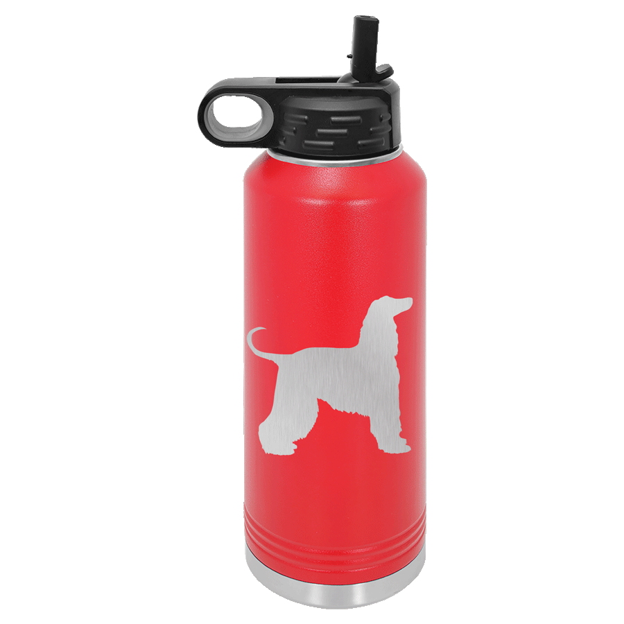 Afghan Dog Water Bottle