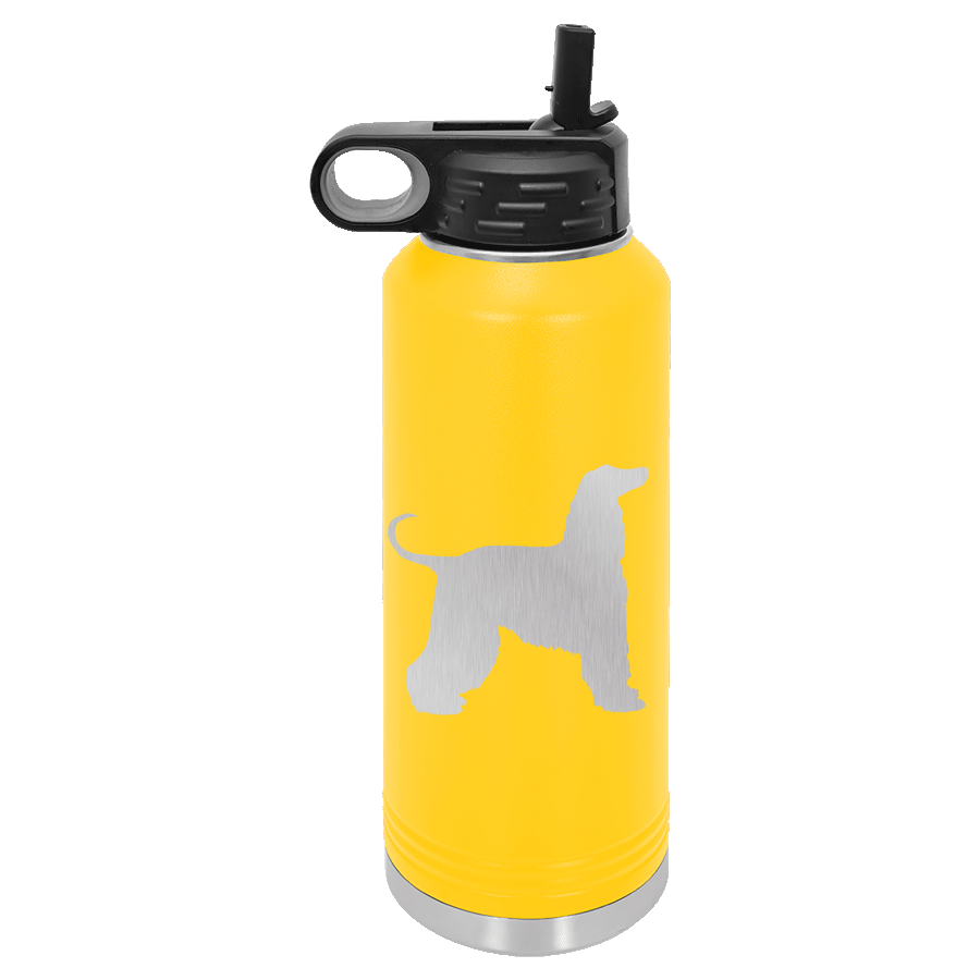 Afghan Dog Water Bottle