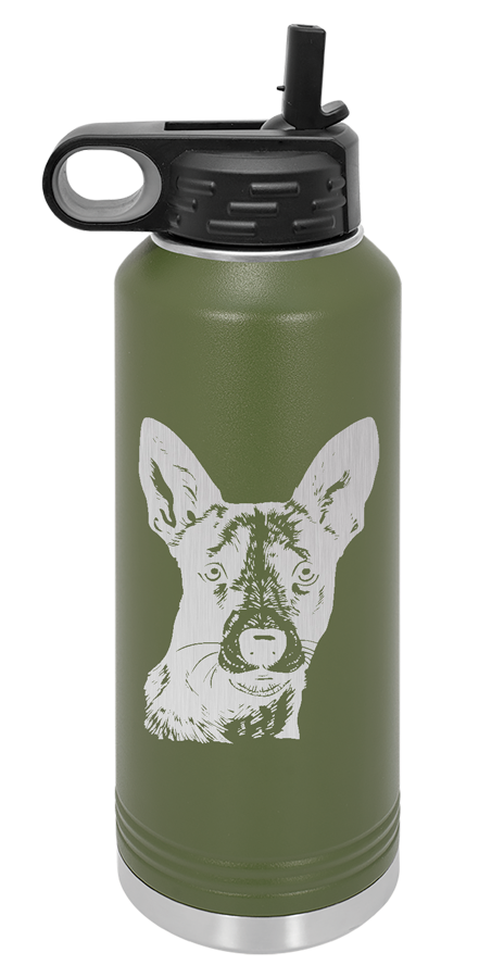 Basenji Water Bottle