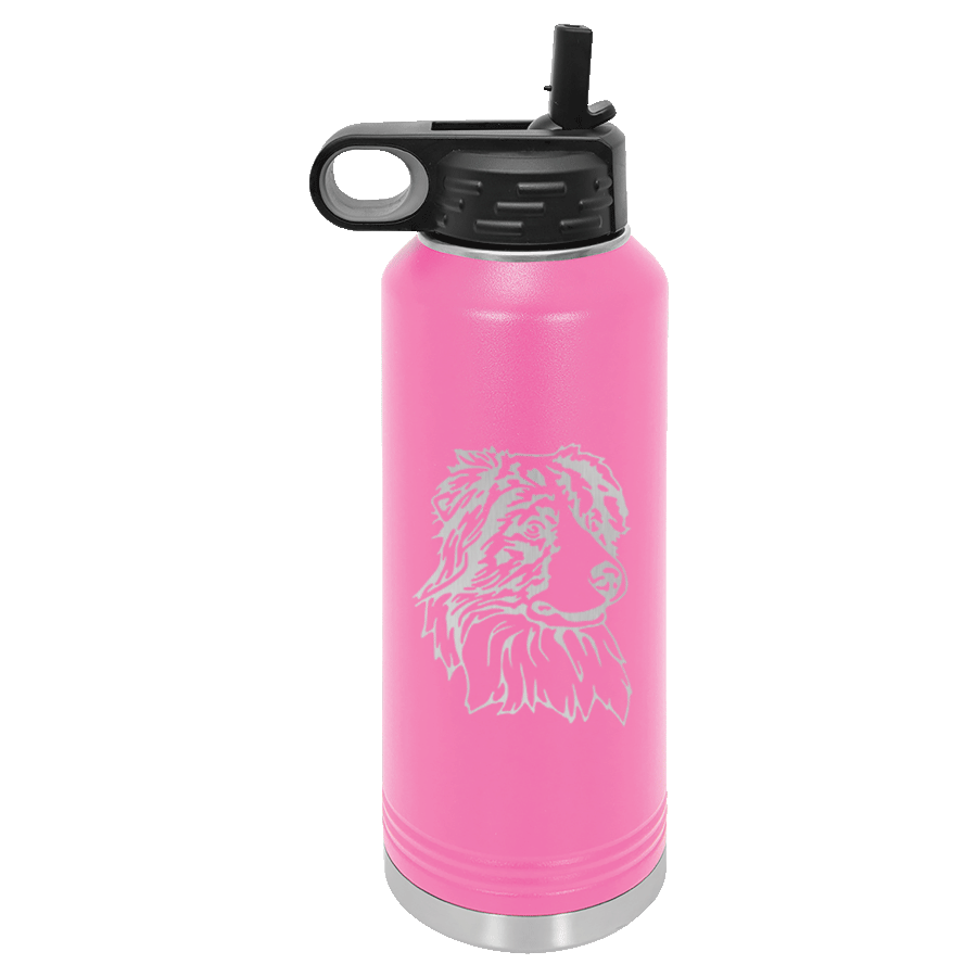 Australian Shepherd Water Bottle