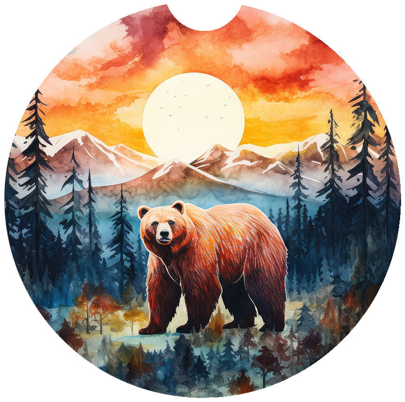 Bear Car Coasters