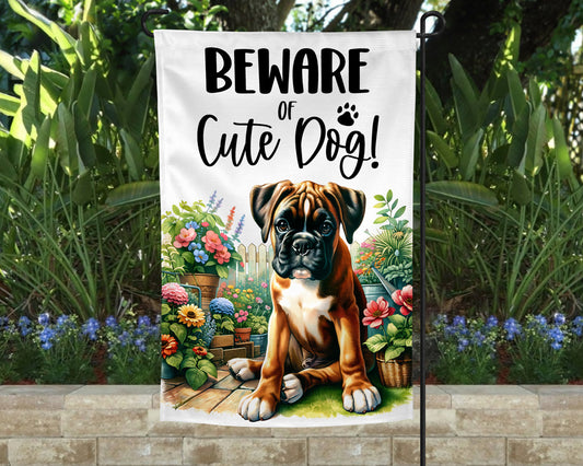 Boxer Garden Flag