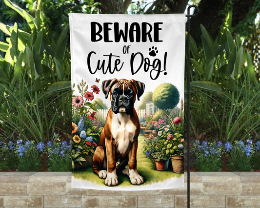 Boxer Garden Flag