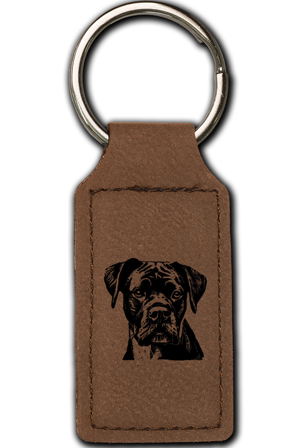 Boxer Leatherette Key Chain
