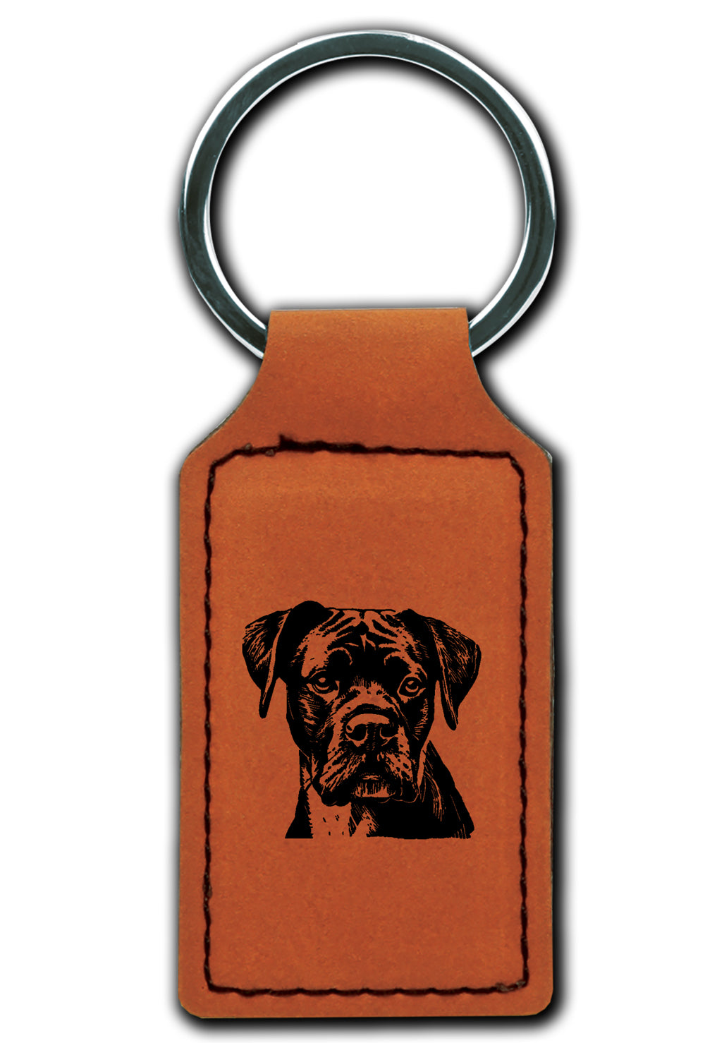 Boxer Leatherette Key Chain