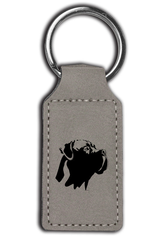 Cane Corso Leatherette Key Chain