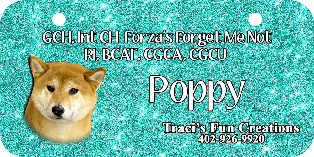 Personalized Dog Crate ID Tag