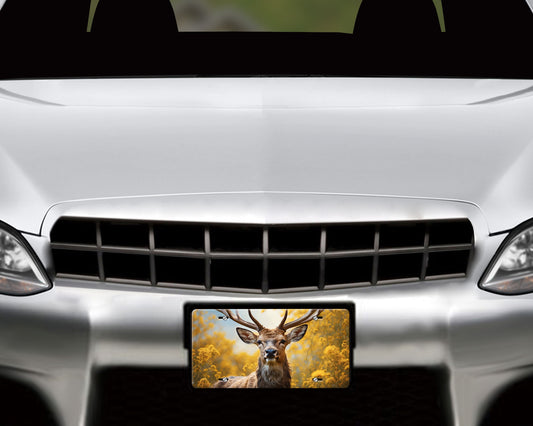 Deer License Plate
