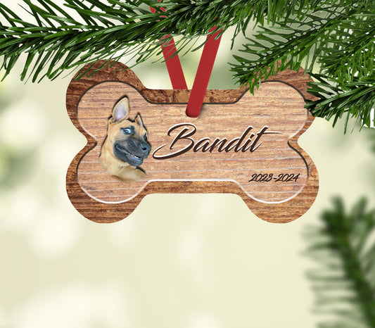 Dog Bone Ornament Blank