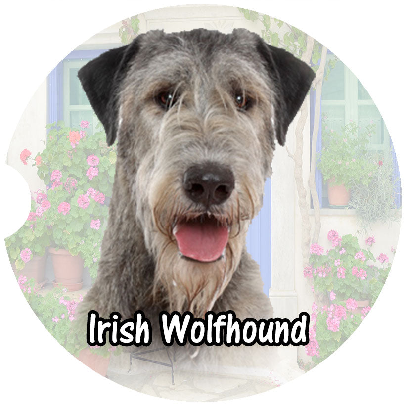 Irish Wolfhound Car Coaster