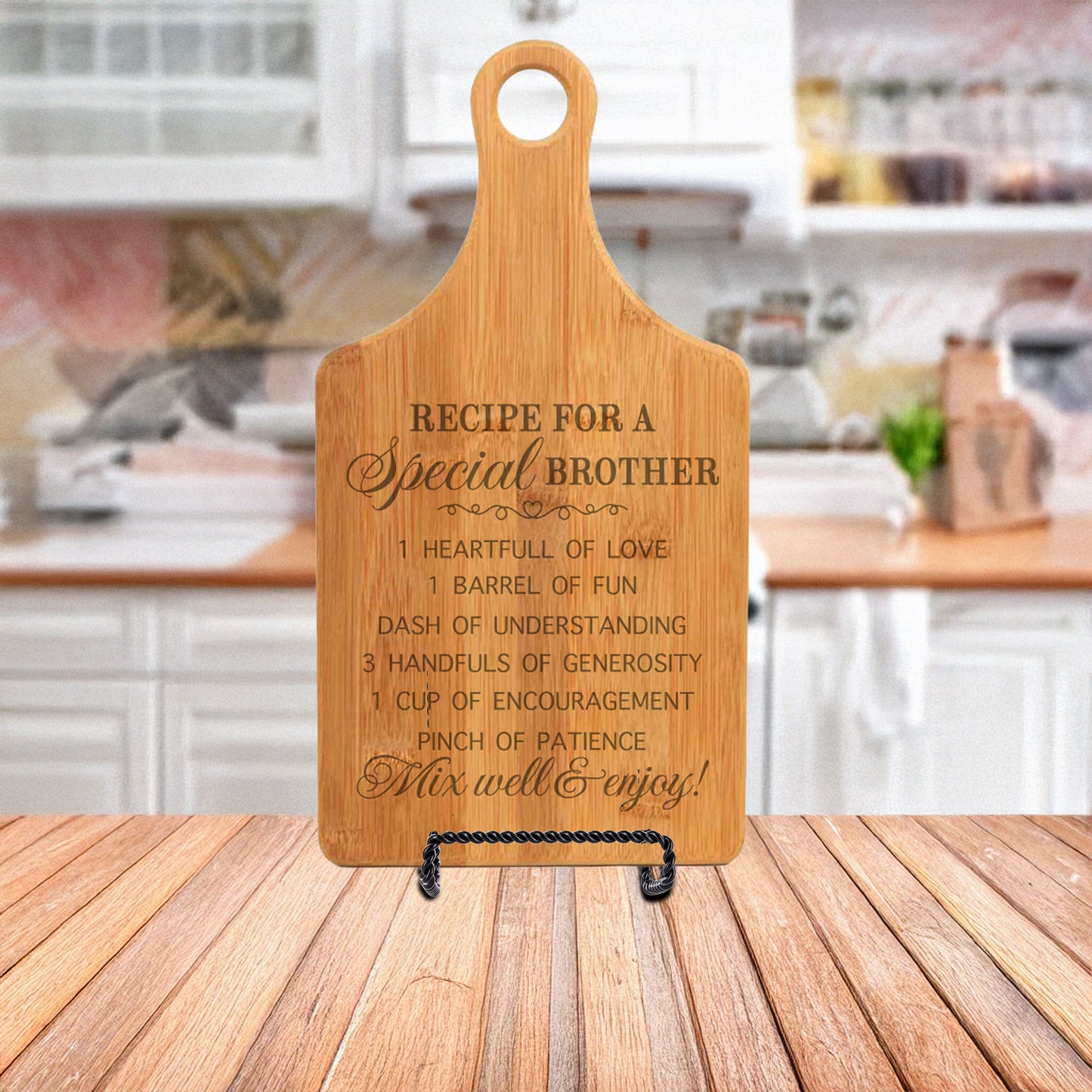Special Brother Recipe Cutting Board
