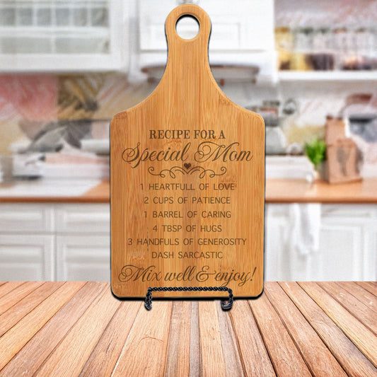 Special Mom Recipe Cutting Board
