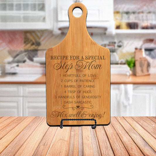 Special Step Mom Recipe Cutting Board