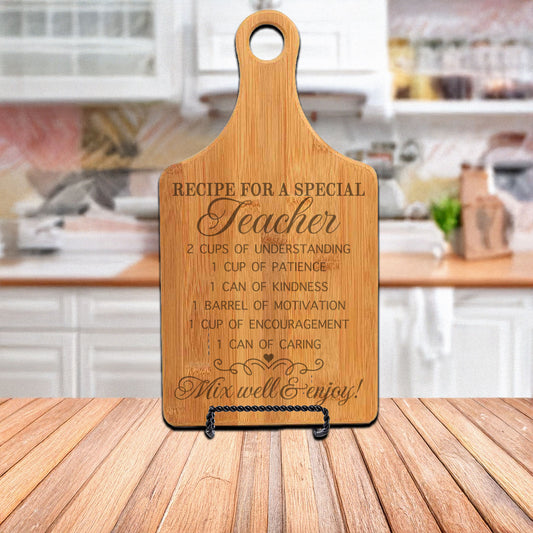 Special Teacher Recipe Cutting Board