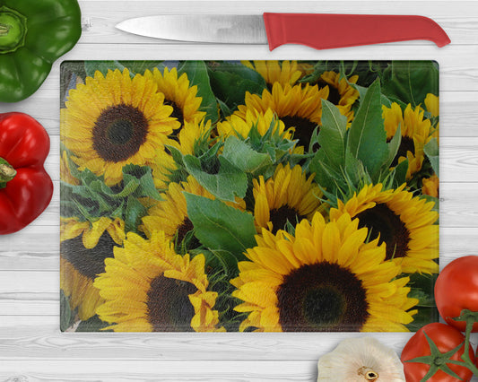 Sunflowers Cutting Board
