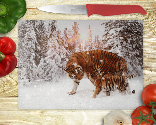 Tiger Landscape Cutting Board