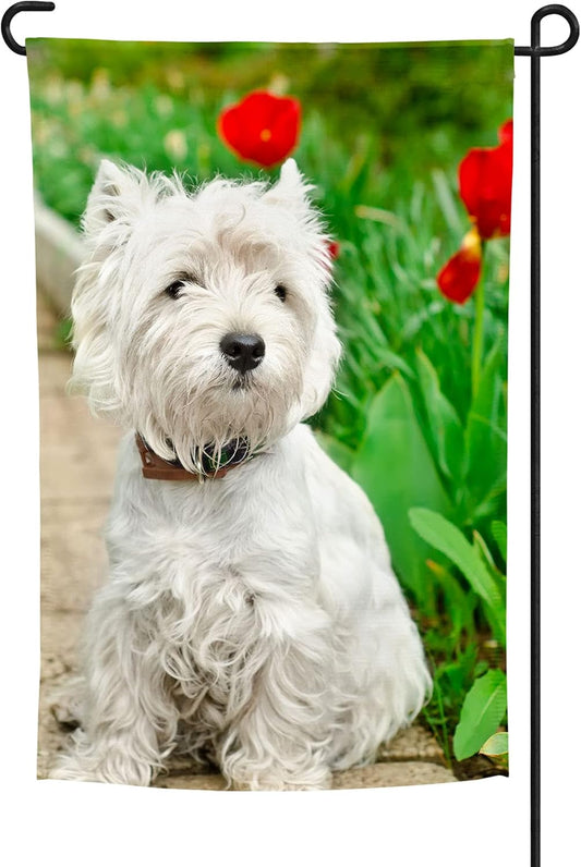 Westie Garden Flag