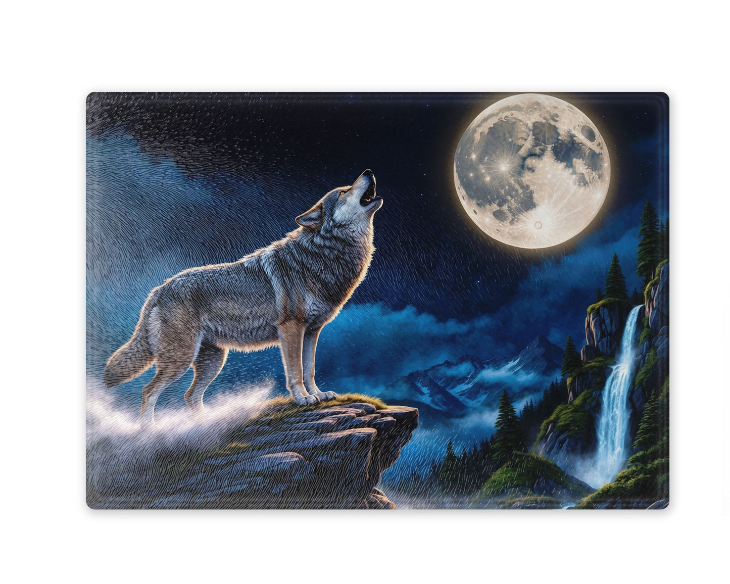 Wolf Cutting Board