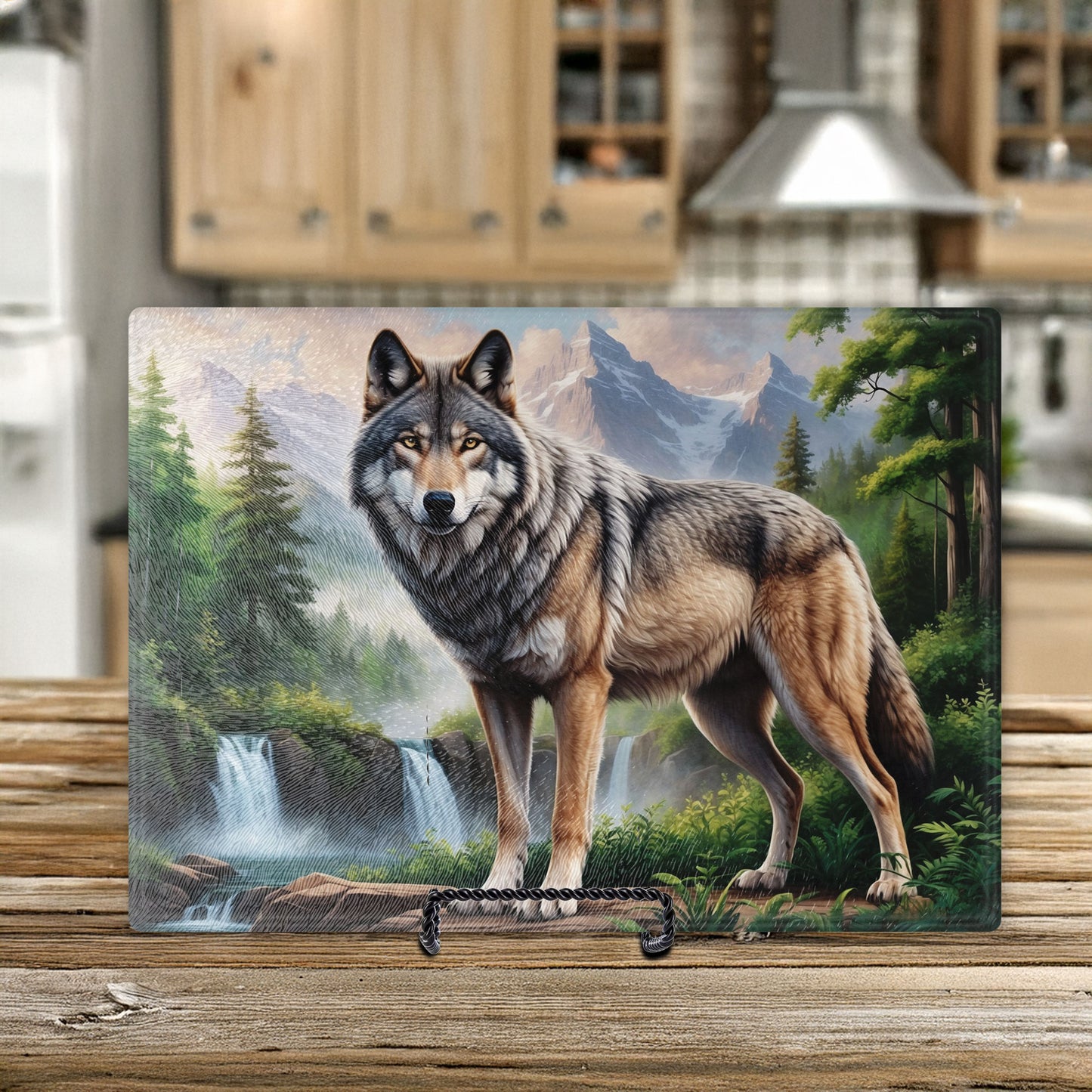 CWWC-Wolf Cutting Board