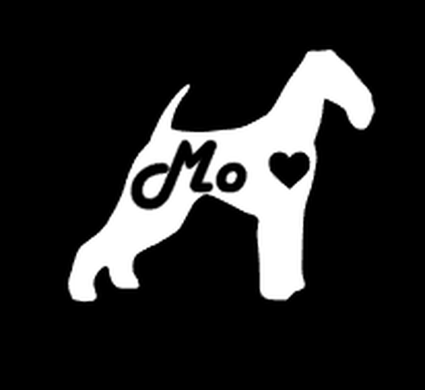Airedale Terrier Vinyl Decal Sticker