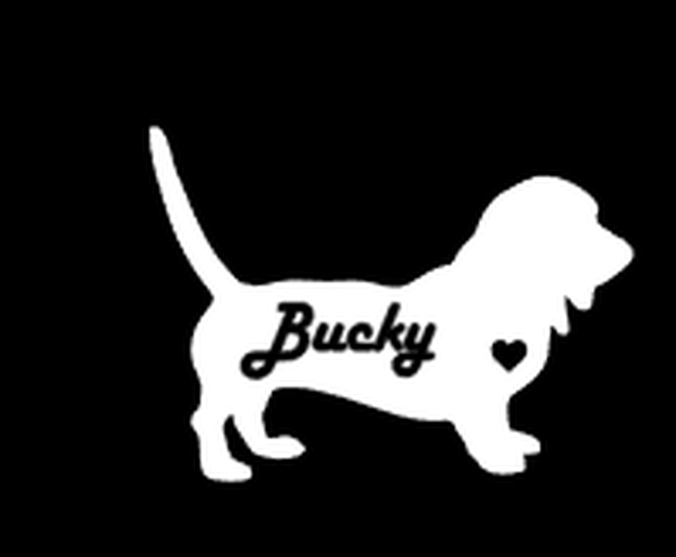 Basset Hound Vinyl Decal Sticker