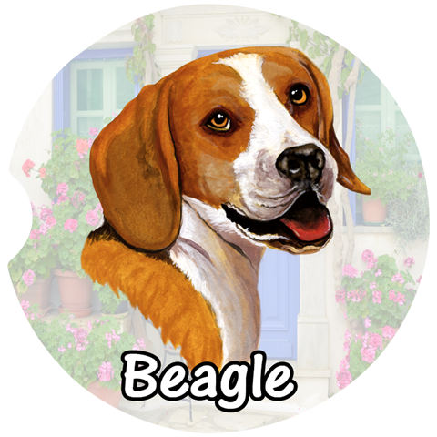 Beagle Car Coasters