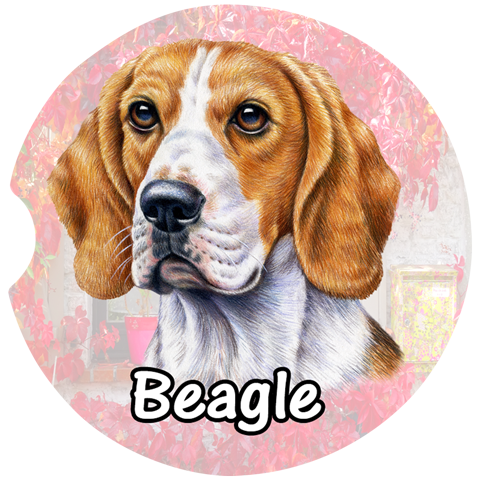 Beagle Car Coasters