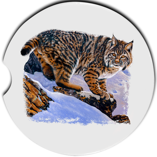 Bobcat Car Coasters