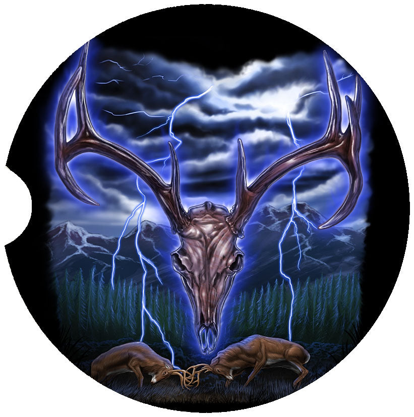 Fighting Buck Car Coasters