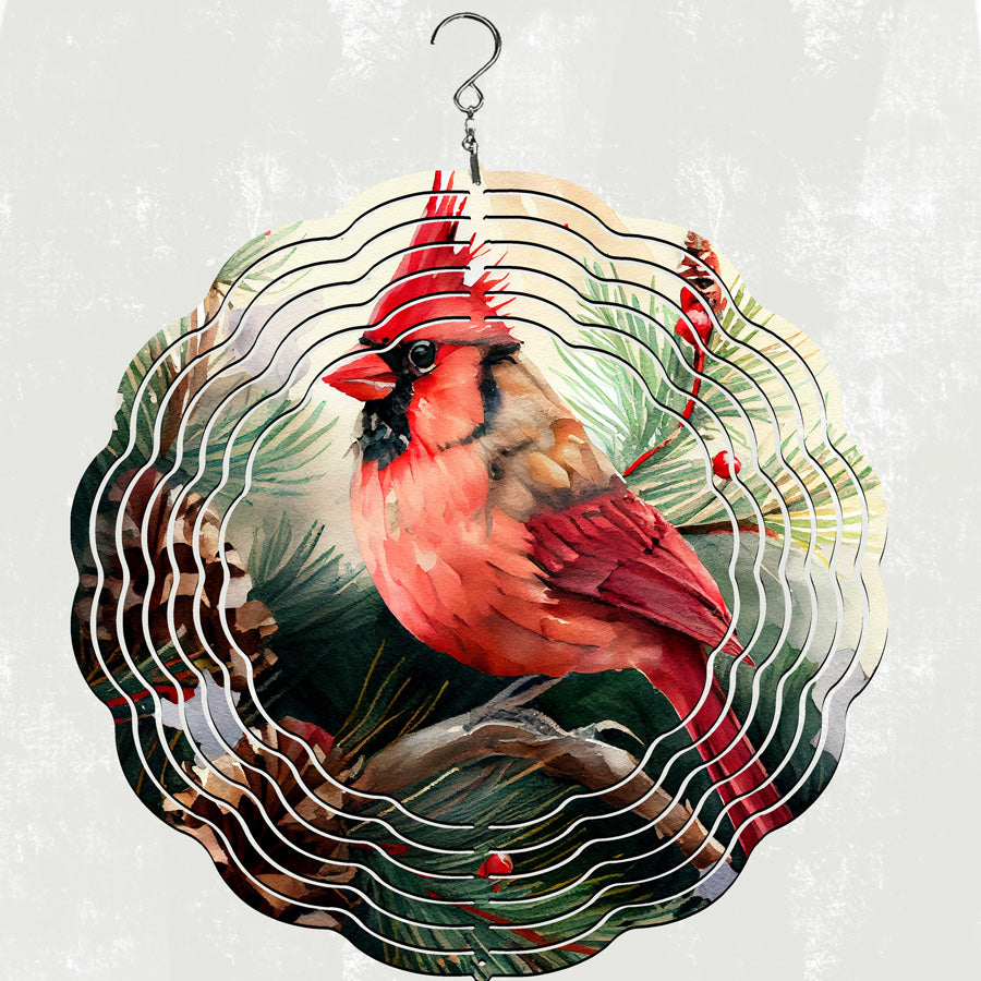 Cardinal Wind Spinner