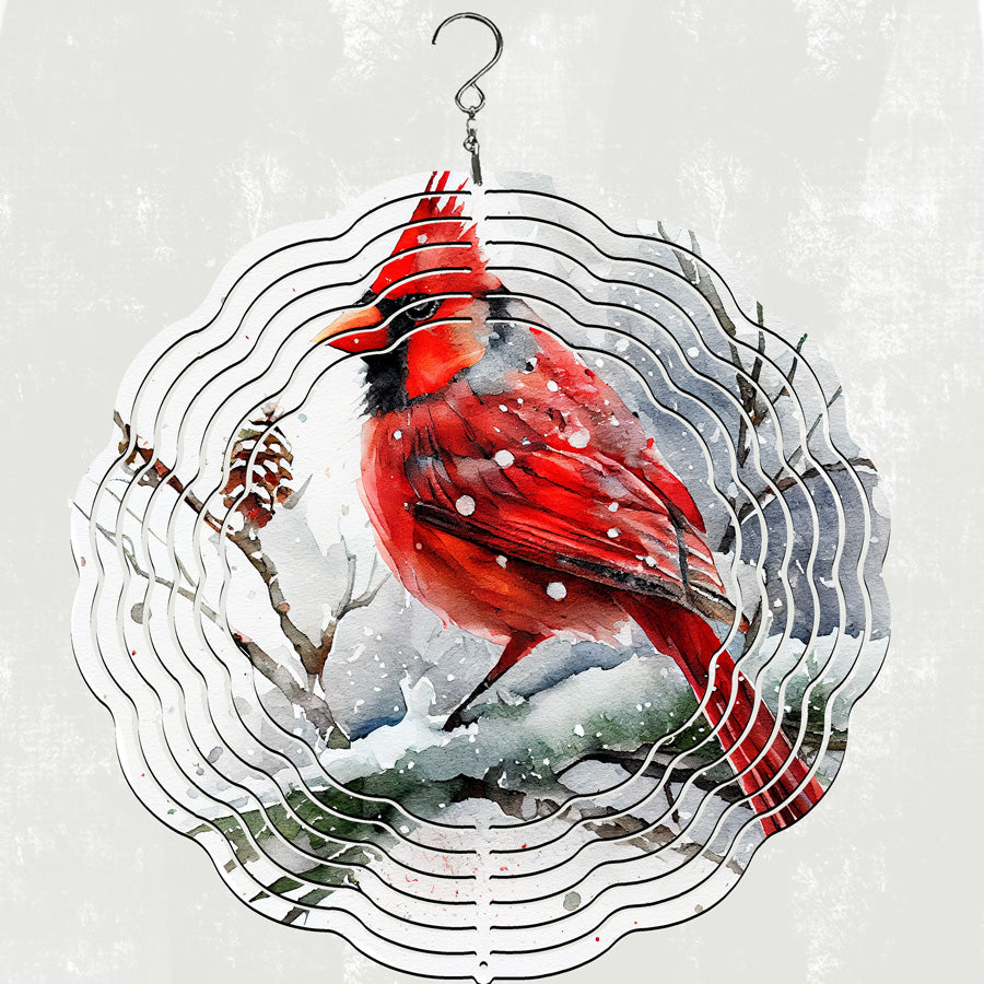 Cardinal Wind Spinner
