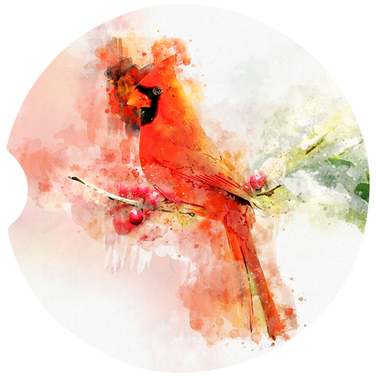 Cardinal Car Coasters