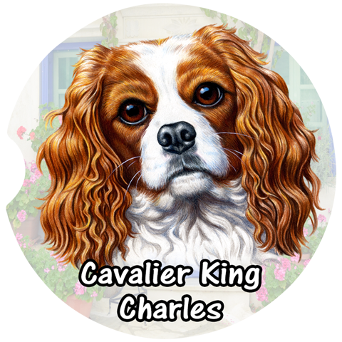 Cavalier King Charles Car Coasters