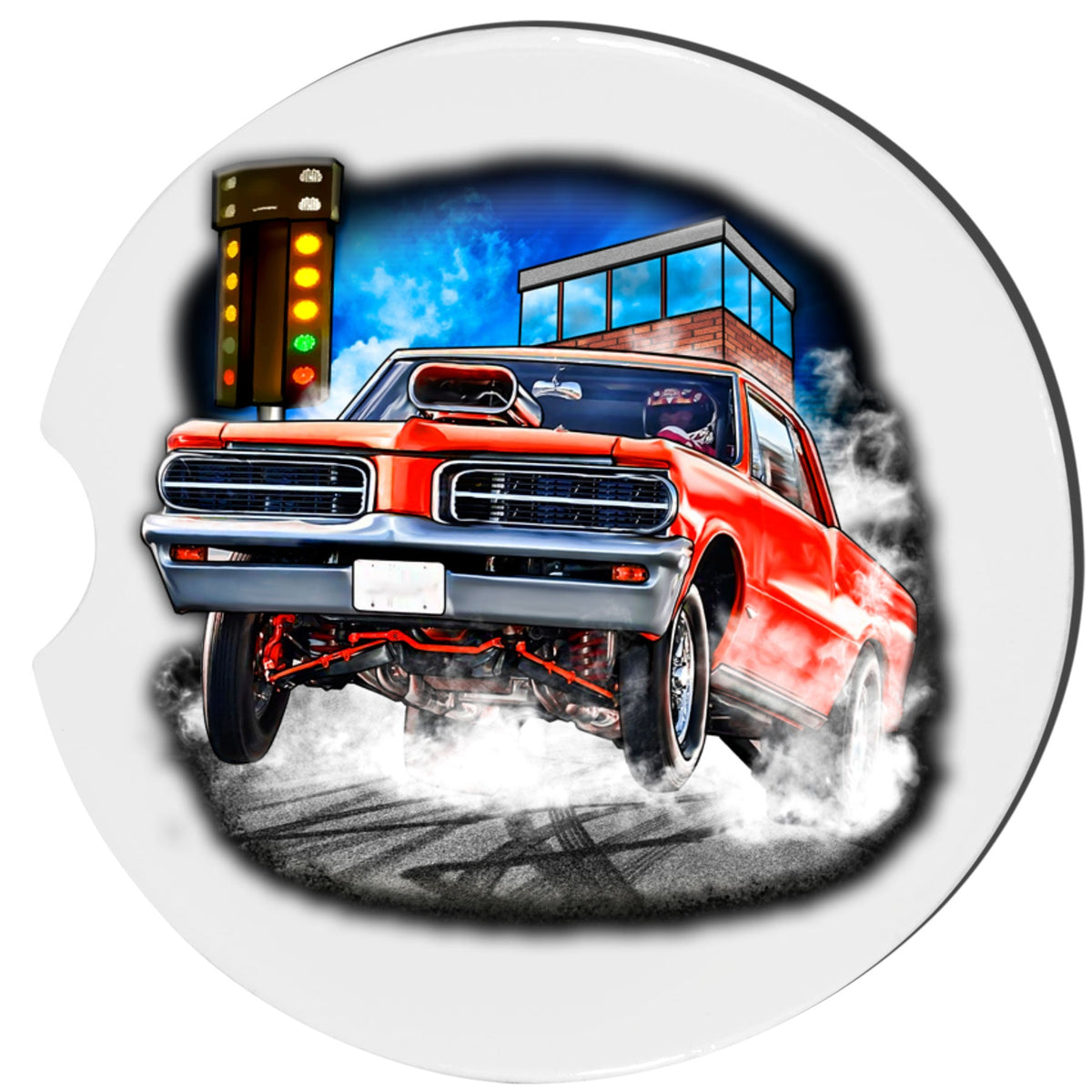 Drag Racing Car Coasters