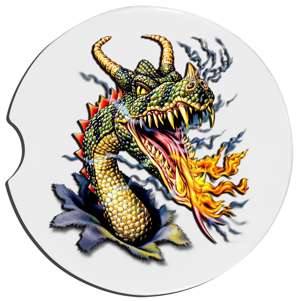 Dragon Car Coasters – Fire