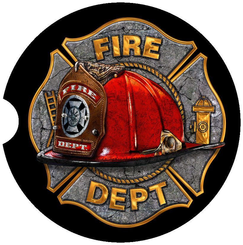 Fireman Helmet Car Coasters