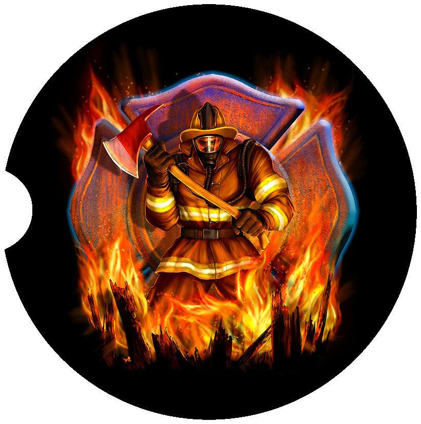 Fireman Car Coasters