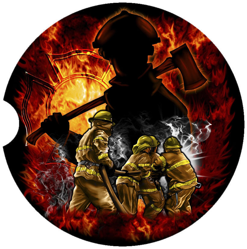 Fireman Car Coasters