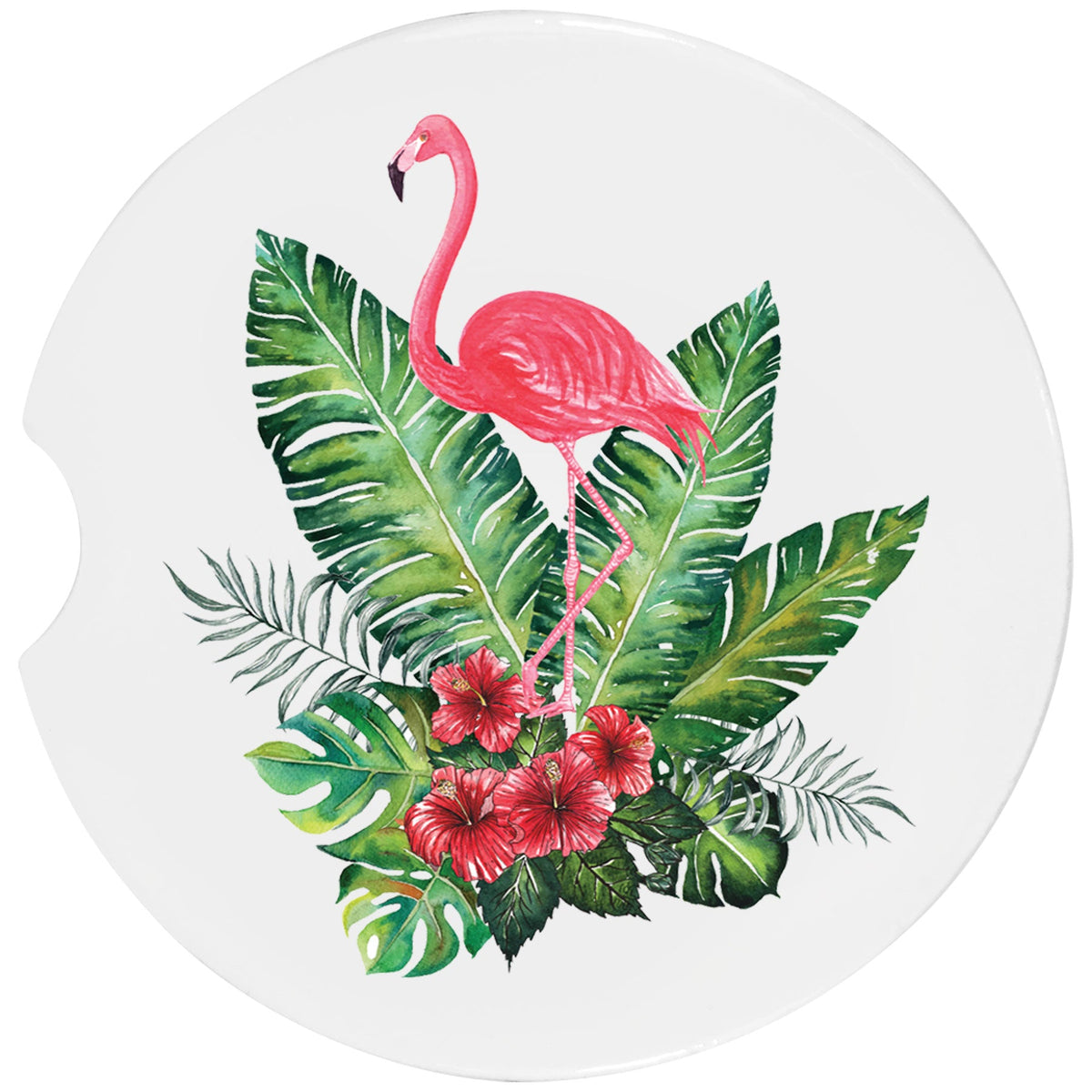Flamingo Car Coasters