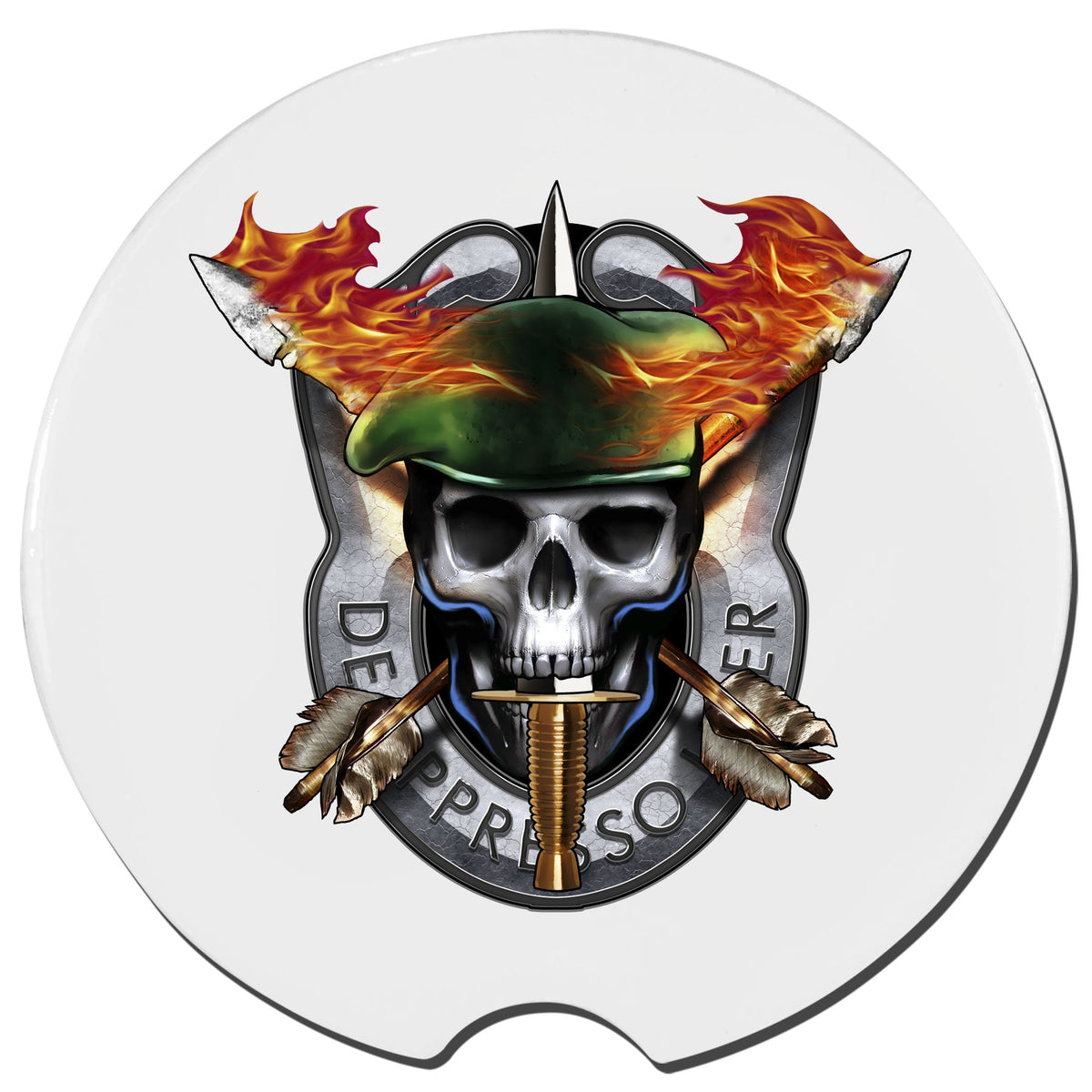 Green Beret Car Coasters