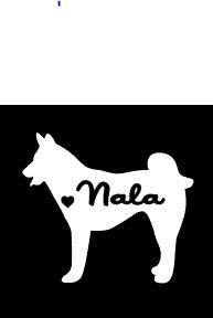 Husky Vinyl Decal Sticker