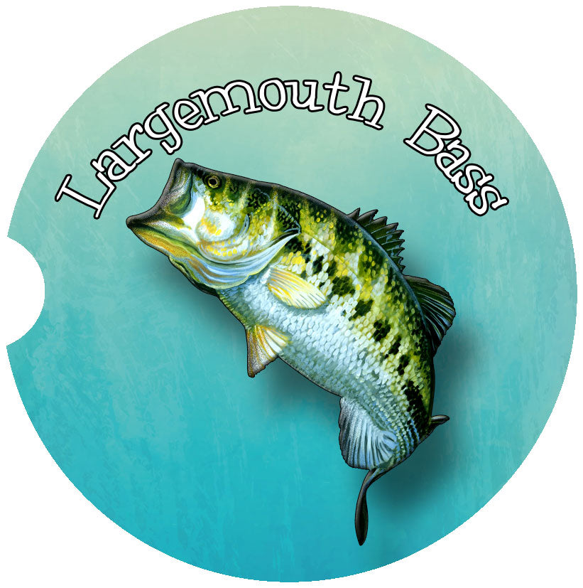 Largemouth Bass Car Coasters