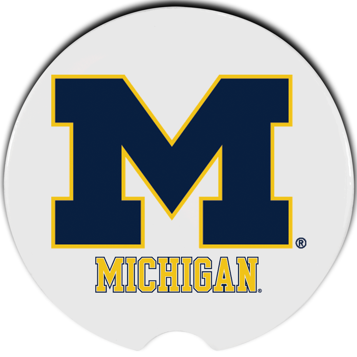 University of Michigan Wolverines Car Coasters