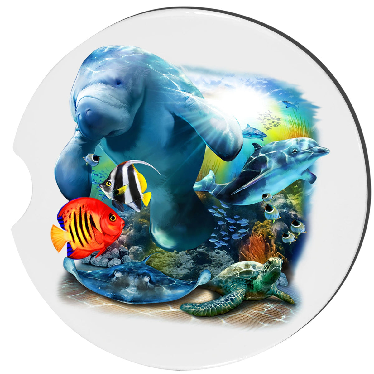 Manatee Car Coasters